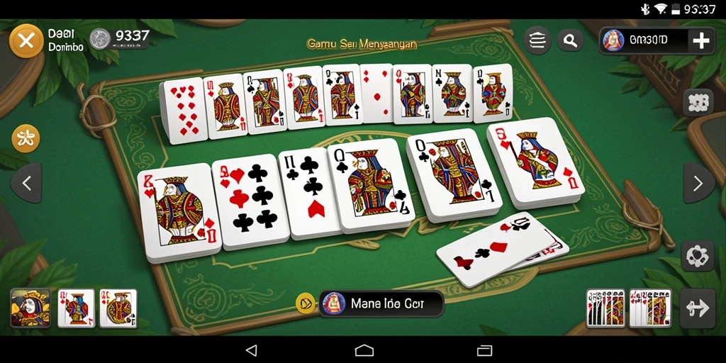 Tampilan menarik dari gameplay seru domino 93337