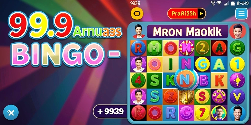 Tampilan gameplay Bingo yang seru dan interaktif