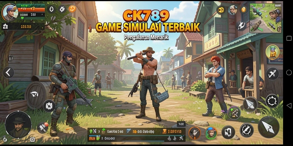 Tangkapan layar CK789 menampilkan gameplay simulasi yang menarik dan interaktif.