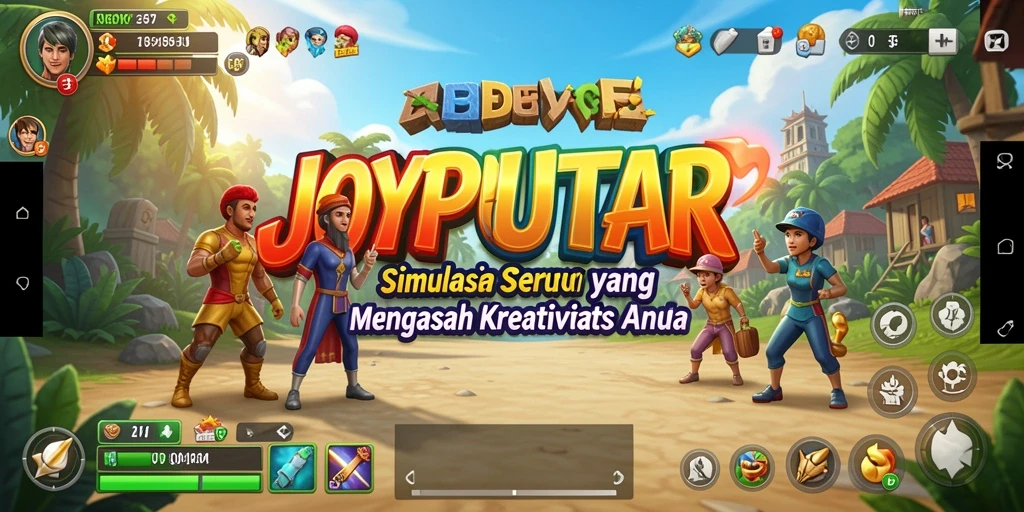 Tampilan gameplay menarik dari JOYPUTAR yang menggambarkan simulasi realistis.