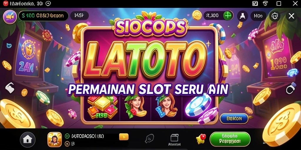 Tampilan gameplay LATOTO yang seru dan menantang.