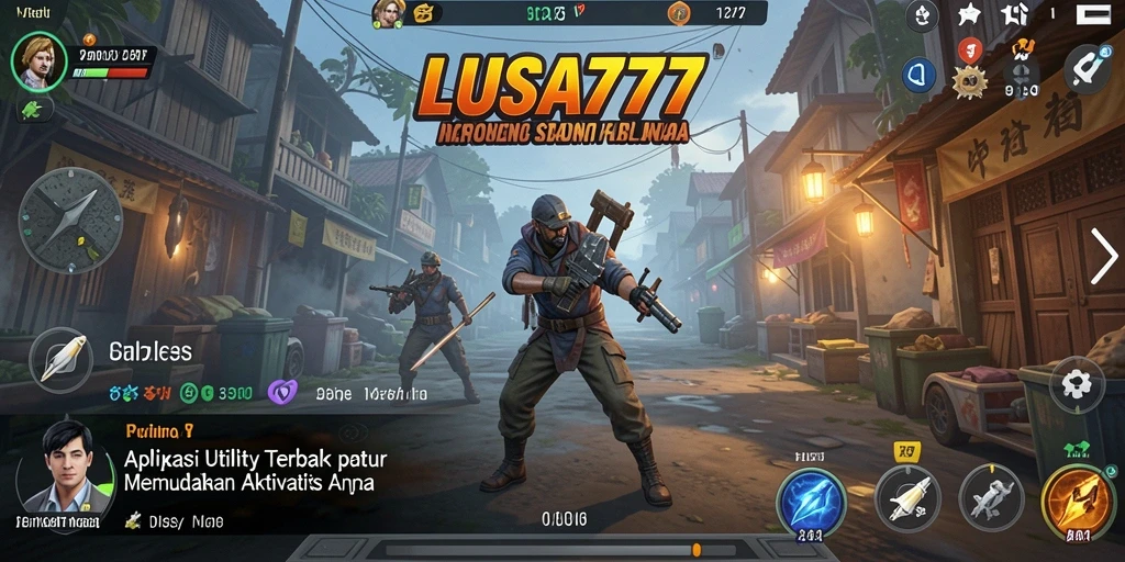 Tampilan antarmuka LUSA777 yang intuitif dan menarik.