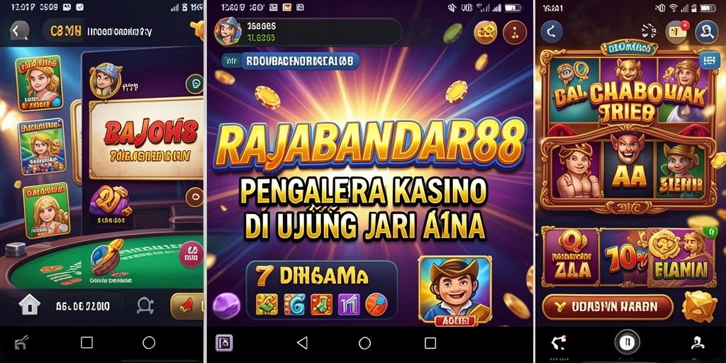Tampilan gameplay RAJABANDAR88 dengan suasana Kasino yang menarik.