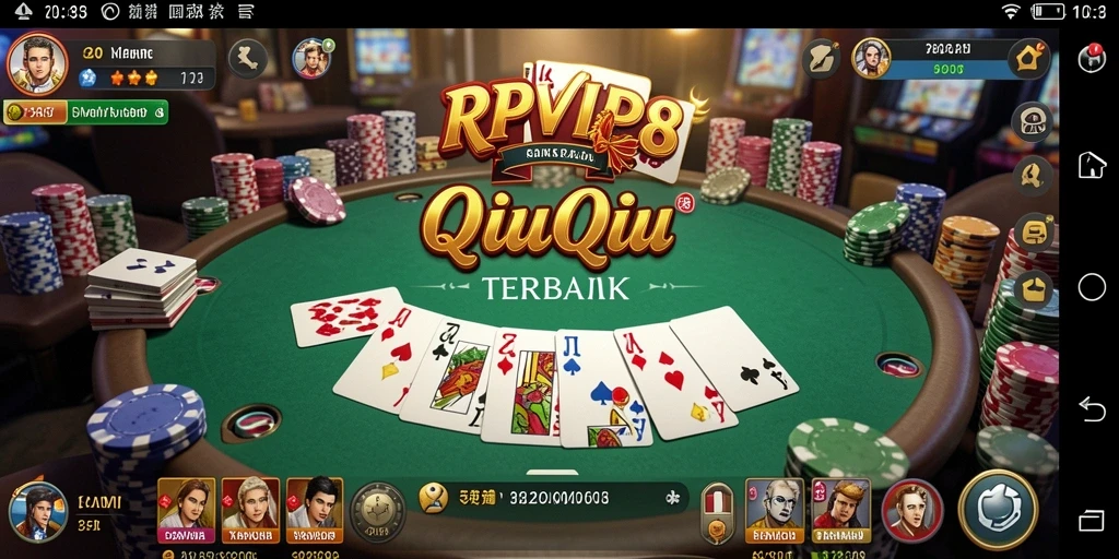 Gameplay QiuQiu yang seru dan menantang di RPVIP8.