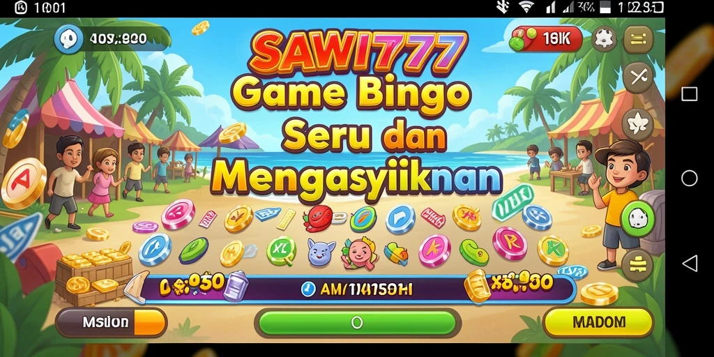 Tampilan menarik dari gameplay Bingo di SAWIT777.