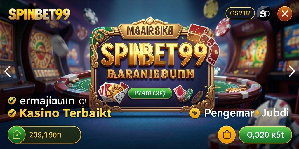Tangkapan layar permainan SPINBET99 menampilkan suasana Kasino yang seru.